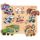 PikatoyZ® Montessori Spielzeug ab 1 Jahr, 2 und 3 Jahre – Holzpuzzle mit Hilfsfahrzeugen – Kinderpuzzle und Steckspiel Kleinkinder
