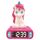 Lexibook - Wecker mit Nachtlicht Einhorn Einhorn-Digitalwecker für Kinder mit Nachtlicht und Snooze, Kinderuhr, leuchtendes Einhorn, rosa Farbe - RL800UNILXB