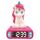 Lexibook, Einhorn, Nachtwecker, Sounds und Melodien, LCD-Hintergrundbeleuchtung, Leuchtanzeige, Schlummerfunktion, Pink, RL800UNI