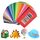 UOUNE Bunter Filzstoff 41 Farben Bunte Filzplatten 20 x 30cm Bastelfilz Filz Blätter Polyester Felt Fabric DIY Handwerk Stoff Filzplattenset bunt Nähen Projekte Patchwork