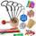 Gallop Chic Kastanienbohrer Bastelset mit kastanienhalter, 288 tlg Kastanienmännchen DIY Set für Kinder, Handbohrer zum Basteln mit Kastanien, Herbst Kastanien Bastelset