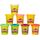 Play-Doh Rainbow Pack 8 x 56g Dosen, Bastel-Set mit hochwertiger Knetmasse in 8 fröhlichen Farben, fördert die Feinmotorik und das Gestalten, kreatives für Kinder ab 2 Jahren