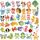 Diamond Painting Kinder Set, Diamond Painting sticker, DIY 5D Malen Basteln Tier Diamant Painting Anfänger, Spielzeug für Kleinkinder Aufkleber Ab 4+ Jahre Mädchen Junge Geschenke