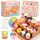 Shuttle Art Modelliermasse lufttrocknend Gerichte-Serie, 33 Stück lufttrocknende Knete Set zum Thema Gerichte, Air Dry Clay Set mit Modellierwerkzeuge, Zubehör, Anleitung, selbsttrocknender Ton Kinder