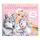 Depesche 12072 TOPModel Iceworld Create your Fantasy Friend - Mal- und Stickerbuch mit 24 Seiten zum Gestalten fantastischer Wesen, Malheft mit Stickerbogen und Spiralbindung