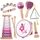 BUYGER Musikinstrumente für Kinder aus Holz ab 1 Jahre, mit Xylophon Schlagzeug, Baby Percussion Instrumente, Montessori Spielzeug Holzspielzeug, Geschenk für Kinder Mädchen 1-3 Jahre