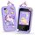 Fippesax Kinder Handy Smartphone Spielzeug, Kinderkamera Handy für Mädchen & Jungen, 20 lernspiele, Dualkamera, 8G SD Karte, MP3 Player, Perfektes Weihnachts für 3-9 Jahre (Lila)