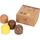 small foot Schokoküsse "fresh" aus Holz, Zubehör für Kaufladen und Kinderküche, Rollenspielzeug ab 3 Jahren, 12349