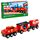 BRIO World 33844 Feuerwehr-Löschzug - Feuerwehrzug mit Feuerwehrschlauch und Wassertank - Kleinkindspielzeug empfohlen ab 3 Jahren