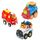 Vtech TUT TUT Baby Flitzer Press&Go Set - Feuerwehr, Lokomotive, Polizei - 3 Fahrzeuge im Set