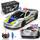 Muakiz Ferngesteuertes Auto ab 3 4 5 6+ Jahre, 2.4G RC Auto Spielzeug Polizeiauto mit Fernbedienung für Junge Mädchen Kinderspielzeug mit Aufladbarer Batterie & Polizei Licht RC Cars Spielzeug, Silber