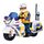 Simba 109251092 - Feuerwehrmann Sam Polizei Motorrad, mit Malcolm Figur, mit Zubehör, Staffel 12, ab 3 Jahren