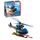 PLAYMOBIL City Action Polizeihelikopter | Mit Polizist, drehbaren Rotoren & Schussfunktion | Unendlicher Spielspaß | Kinder Spielzeug ab 4 Jahren | 72080