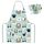 Pipoobear Kinderschürze Kochmütze für 3-6 Jahre Junge Mädche, Verstellbar Schürze Kinder mit Taschen Baumwolle Kinderschürzen für Küche Kochen Backen Malerei Grillen Garten Geschenk Party (Blau)