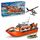 LEGO City Rettungsboot der Küstenwache mit Hubschrauber - Spielzeug Einsatzfahrzeug - Set mit schwimmendem Schiff, 5 Minifiguren und Hundefigur - Geburtstagsgeschenk für Jungen ab 7 Jahren - 60504