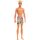 Barbie Ken Beach Puppe mit blonden Haaren in einem farbenfrohen Badeanzug mit Los Angeles-Aufdruck