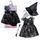 BABY born Hexenkleid 43cm, mit Besen und Hexenhut, Puppenkleid für 43 cm Puppen, 836026 Zapf Creation