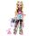Monster High Lagoona Blue Puppe in Mesh-T-Shirt und Cargohose mit Haustierfisch Neptuna und Accessoires wie Rucksack, Snack und Notizbuch, HXH75