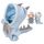 Verdelume Grau Dinosaurier-Overall Kleidung für Labubu, EIN-teilige 17cm Puppenbekleidung mit Kapuze, Geschenkidee für Jungen und Mädchen, 1 Stück (Ohne Labubu-Puppe)