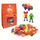 Geniales Konstruktionsspielzeug, Open Play Neon, Bausteine-Set, 300 Teile