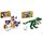LEGO 31058 Creator Dinosaurier Spielzeug, Kinder & 31125 Creator 3-in-1 Wald-Fabelwesen: Hase - Eule - Eichhörnchen, Set mit Tierfiguren zum Bauen, Spielzeug ab 7 Jahre