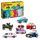 LEGO Classic Kreative Fahrzeuge, Bausteine-Set für Bunte Modellautos inkl. LKW, Polizeiauto und Baufahrzeuge, Baubare Spielzeug-Autos für Kinder, Geschenk für Jungs und Mädchen ab 5 Jahren 11036