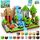 ToyUnited Magnetische Bausteine, magnetische Bausteine, stapelbar, magnetisches Wald-Set, STEM Montessori, sensorisches Spielzeug für Kinder, Jungen, Mädchen, Alter 3, 4, 5, 6, 7, 8, 9, 10,