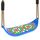 SELEWARE Schaukel Outdoor Kinder Schaukelsitz - Indoor Erwachsene Schaukelbrett mit rutschfest Verstellbaren Seil Garten Kinderschaukel rutschfest Hinterhof Gartenschaukel Blau