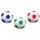 Lena 62163EC Soft-Fußbälle blau/grün/rot 10 cm - Softball Fußball aus Schaumstoff im 3er Set für Langen Ballspielspaß, Kinder Schaumstoffball Set Indoor & Outdoor