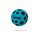 Waboba Moon Ball – am Höchsten Springender Gummiball – Patentiertes Original-Design – Ballkrater Erzeugen beim Aufprall ein knallendes Geräusch – Leicht Greifbar – Flummies für Kinder - BLAU - 65 mm