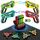 Wiederaufladbares Laser Tag Set 4 – VATOS Laser Tag mit 4er Set mit Westen | Infrarot Laser Tag Set Spiel für Kinder Teenager Erwachsene Familiengruppe Drinnen Draussenr Garten Aktivität
