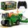 PENGBU RC Ferngesteuerter Traktor Ferngesteuert, Trecker Spielzeug ab 3 Jahre, Traktor mit Fernbedienung, Sprinkler, Ton und Licht, Trecker Spielzeug ab 3 Jahre Liquid Fertiliser Sprinkler