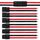 YIXISI 3 Paar XT60 XT60H Stecker Männlich Weiblich Stecker, XT60H Plug Male Female Connector mit Mantel Gehäuse Stecker, mit 100mm 12AWG Silikondraht, für RC Lipo Batterie FPV Drohne, Schwarz