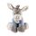 Sterntaler Spieluhr M Esel Emmi – Babyspieluhr aus Flausch & Jersey - Kuscheltier waschbar mit entnehmbarem Spielwerk, Melodie „La Le Lu“ – Einschlafhilfe ab Geburt - zuhause & unterwegs – 20x20x9 cm