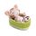 Kuscheltier Katze Bengal 12cm schlafend im