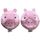 TY Peppa Pig und George Pig Bouncy Balls 2er-Set – Weiche Plüschtiere für Kinder – Kuschelige Sammelfiguren – Geschenk für Jungen & Mädchen