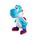Simba Toys – Super Mario Yoshi Plüschfigur Blau ca 20 cm, weiche Kuschelfigur in fröhlicher Farbe, zum Spielen und Liebhaben, geeignet ab den ersten Lebensmonaten, tolles Geschenk für Kids und Fans