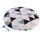 Medi Partners Kirschkernkissen Mikrowelle für Babys 180g rund 15cm Körnerkissen Wärmekissen 100% Baumwolle Öko Natur - Kirschkernkissen Wärme + Kältetherapie Massagetherapie (rosa Dreiecke)