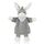 Sterntaler 3602038 Handpuppe Esel Emmi Girl, Ideal für Puppentheater und Rollenspiele, 34 x 25 x 9 cm, Grau