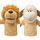 LOMTRATS Handpuppen für Kinder, Kleinkind enthält Wolf, Tiger, Löwe, AFFE und bewegliche offene Münder, perfekt zum Geschichtenerzählen, Unterrichten, im Vorschulalter und als Geburtstagsgeschenk