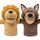 LOMTRATS Handpuppen für Kinder, Kleinkind enthält Wolf, Tiger, Löwe, AFFE und bewegliche offene Münder, perfekt zum Geschichtenerzählen, Unterrichten, im Vorschulalter und als Geburtstagsgeschenk