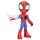 Marvel Spidey und Seine Super-Freunde – 22,5 cm Supergroße Spidey Action-Figur aus Disney+ mit beweglichem Kopf & Armen, Web-Zubehör, Spielzeug für Kinder ab 3 Jahren