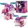 Super Wings Transformations-Flugzeug Supercharged Dizzy, ca. 12,7 cm große Spiel-Figur für Kinder, Spielzeug-Flugzeug und Roboterfigur für 3+ Jahre Alten Jungen Mädchen, Rosa