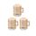 MOLANG Kaninchen Korea Cup Ornaments Serie Blind Box Action Figuren Mystery Box niedliche Zufallsspielzeug Geburtstagsgeschenk Weihnachten Sammelspielzeug für Desktop Ornamente, 3 PCS