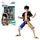 BANDAI – Anime Heroes – One Piece – Anime Heroes Figur 17 cm – Monkey D. Ruffy Dressrosa-Version – Offizielle One Piece Lizenz – Gelenkige Luffy-Figur – Spielzeug für Kinder ab 4 Jahren – 37007