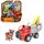 Rubble & Crew - Kran-Baufahrzeug (Basis Fahrzeug) mit Charger-Figur, dreh- und ausfahrbarer Ausleger, authentisches Spielzeug aus TV-Serie, für Kinder ab 3 Jahren