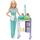 Barbie You Can Be Anything Serie, Baby Doctor, Puppe mit blondem Haar, Zwei Babys, Arztkleidung, Zubehör, 3 Puppen enthalten, Geschenk für Kinder, Spielzeug ab 3 Jahre,GKH23