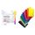 Gamegenic, MATTE Standard Sleeve Value Pack 200, Sleeve color code: Gray & Card Dividers Multicolor