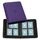 TCGUARD Toploader Sammelkarten Album für 112 Toploader, 4 Fächer TCG Binder mit Hüllen für 3"x4" Rigid Card, Trading Card Binder für TCG, MTG-Karten, Kartensammelalben(Violett)