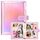 A5-Bindekarte Sammler mit 30 Pack 4-Pocket-Seiten,6 Ringbuch-Album mit 240 Kartenfächern, PU-Leder-Bindemittel mit magnetischem Schnallenverschluss zum Organisieren von Sammelkarten, K-Pop-Fotokarten